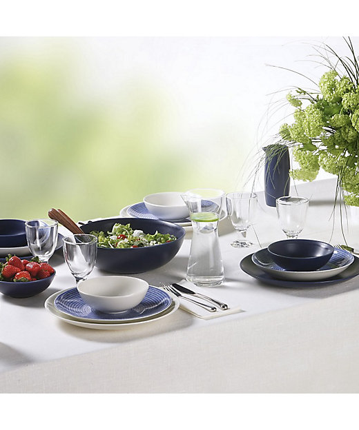 24h アベック プレート20cm ペア（ブルー・パープル） | ARABIA