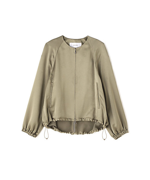 ◇リライムサテンジャケット（5314150216） | ADORE (Women