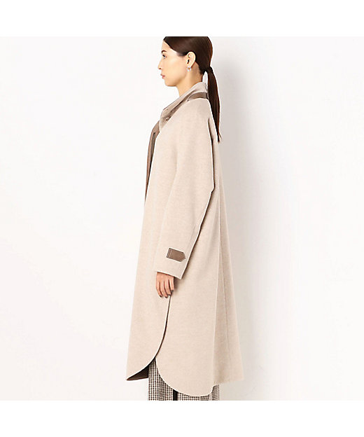 TALLサイズ〕アンゴラウール コンバーチブルハイネックロング