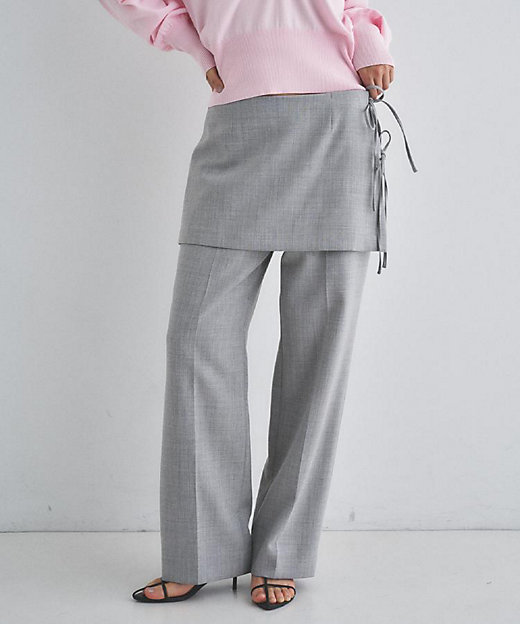 layered skirt pants（2002578926