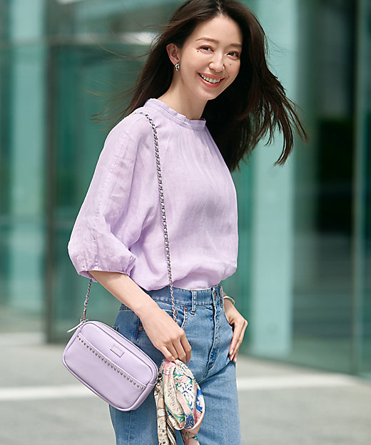 レザー スタッズ ショルダーバッグ（BO3DGS0004） | 23区