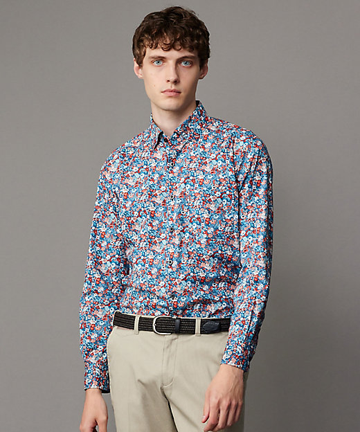 洗える】リバティプリント シャツ（HSJLCA0204） | JOSEPH