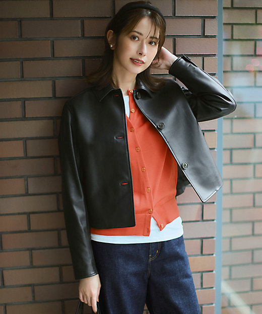 ラムレザー ステンカラー ジャケット（JKWOGA0304） | 23区