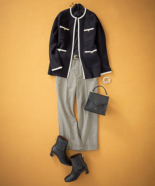 ミニブークレ ニットジャケット（KRWSSA0362） | 23区 S