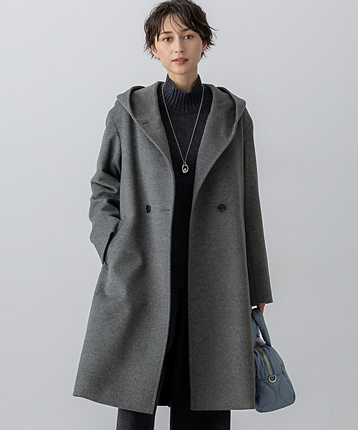 ウールカシミヤビーバー フーデット コート（SCWOGW0853