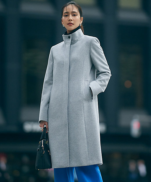 ウールカシミヤビーバー スタンドカラー コート（SCWOSW0505