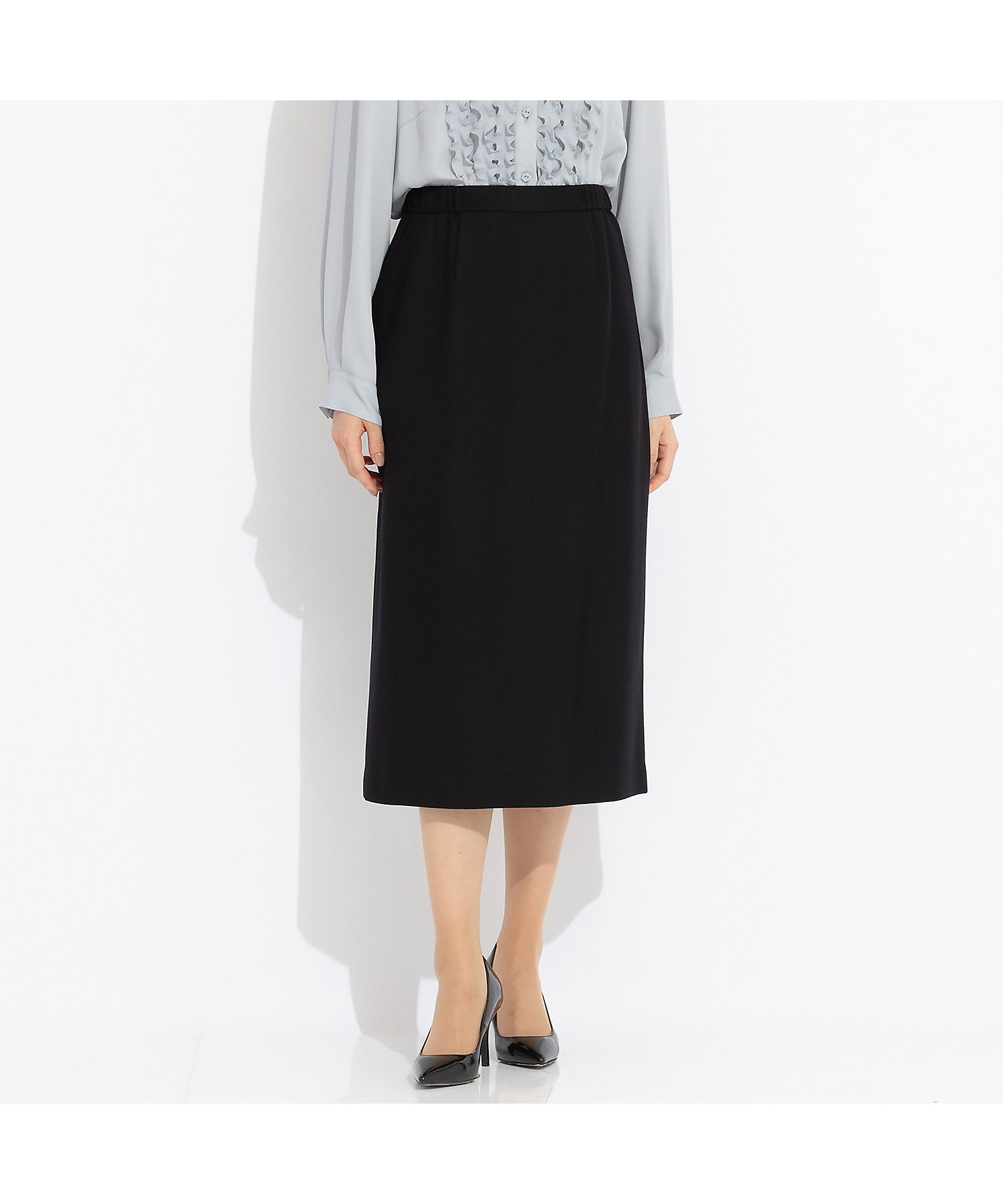 スーパー120ウール タイトスカート［セットアップ可