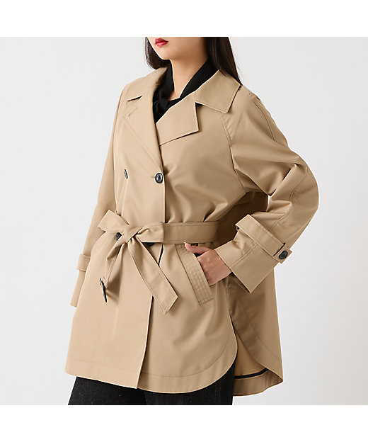 撥水加工】ケープショートトレンチ（81105505） | R-ISM(Women