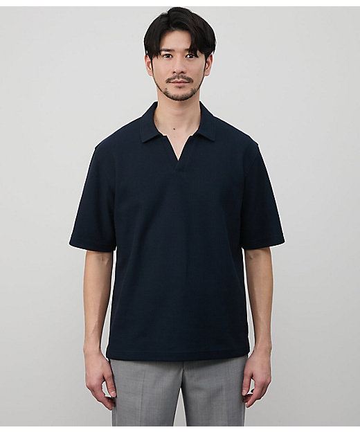 I cotoni di Albini スキッパー ポロシャツ