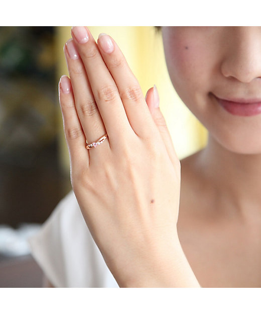 K10ピンクゴールド リング | 4℃ (Women)/ヨンドシー | 三越伊勢丹