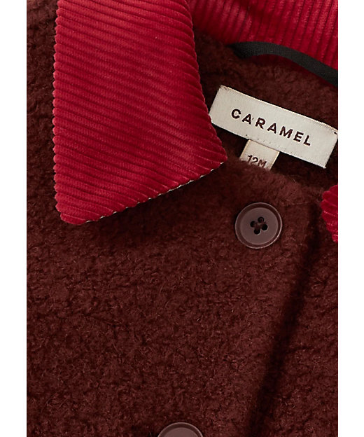 FELIX BABY COAT／BERRY BROWN | CARAMEL