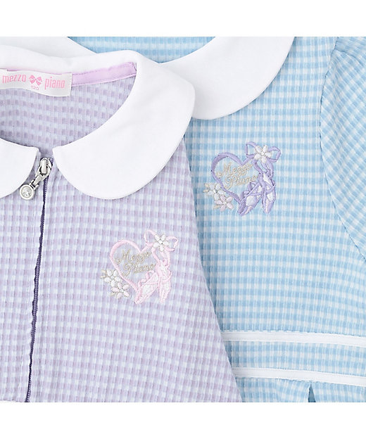 バレエ 前開き ギンガムチェック ワンピース 6061306 | mezzo