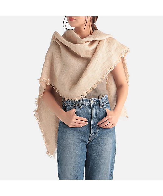 ロービングリネンメランジコットン ストール | ASAUCE MELER (Women