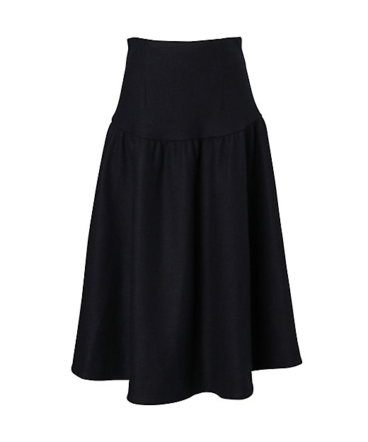 FLARE WOOL SKIRT | BORDERS at BALCONY (Women