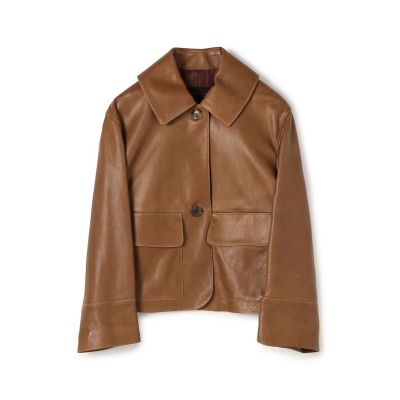 セミベジタブルレザー サックジャケット | maison TOMORROWLAND/メゾン