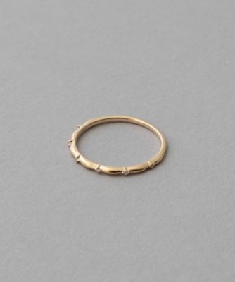 レイヤード］ K10YG ダイヤモンド リング | ete bijoux (Women