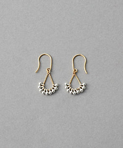 K18YG e＿Grain バイカラー ピアス | ete bijoux (Women