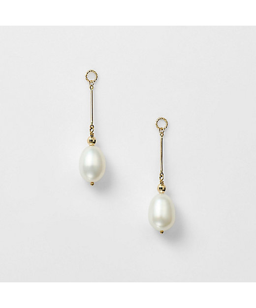 K10淡水パールピアスチャーム | agete/アガット | 三越伊勢丹