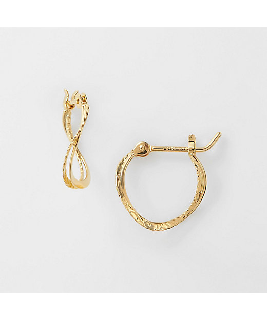 K18フープピアス | agete/アガット | 三越伊勢丹オンラインストア