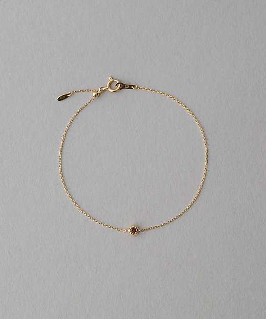 K18YG フルール ブレスレット（誕生石 1・2・3・6・8・10