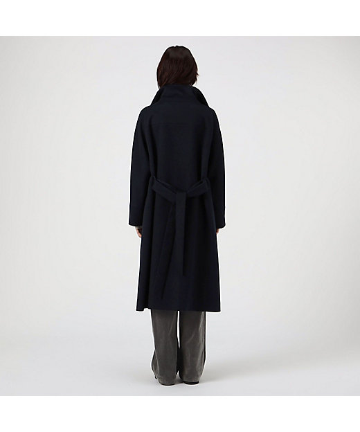 カシミヤビーバー ハイネックロングコート | GALERIE VIE (Women