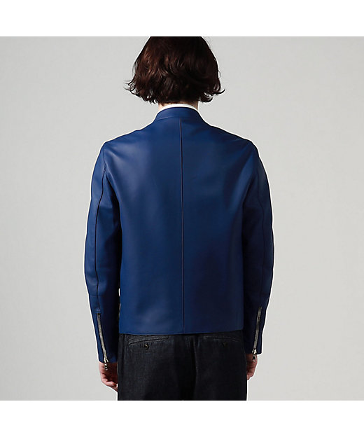 別注】DENIM×TOMORROWLAND ラムレザー シングル