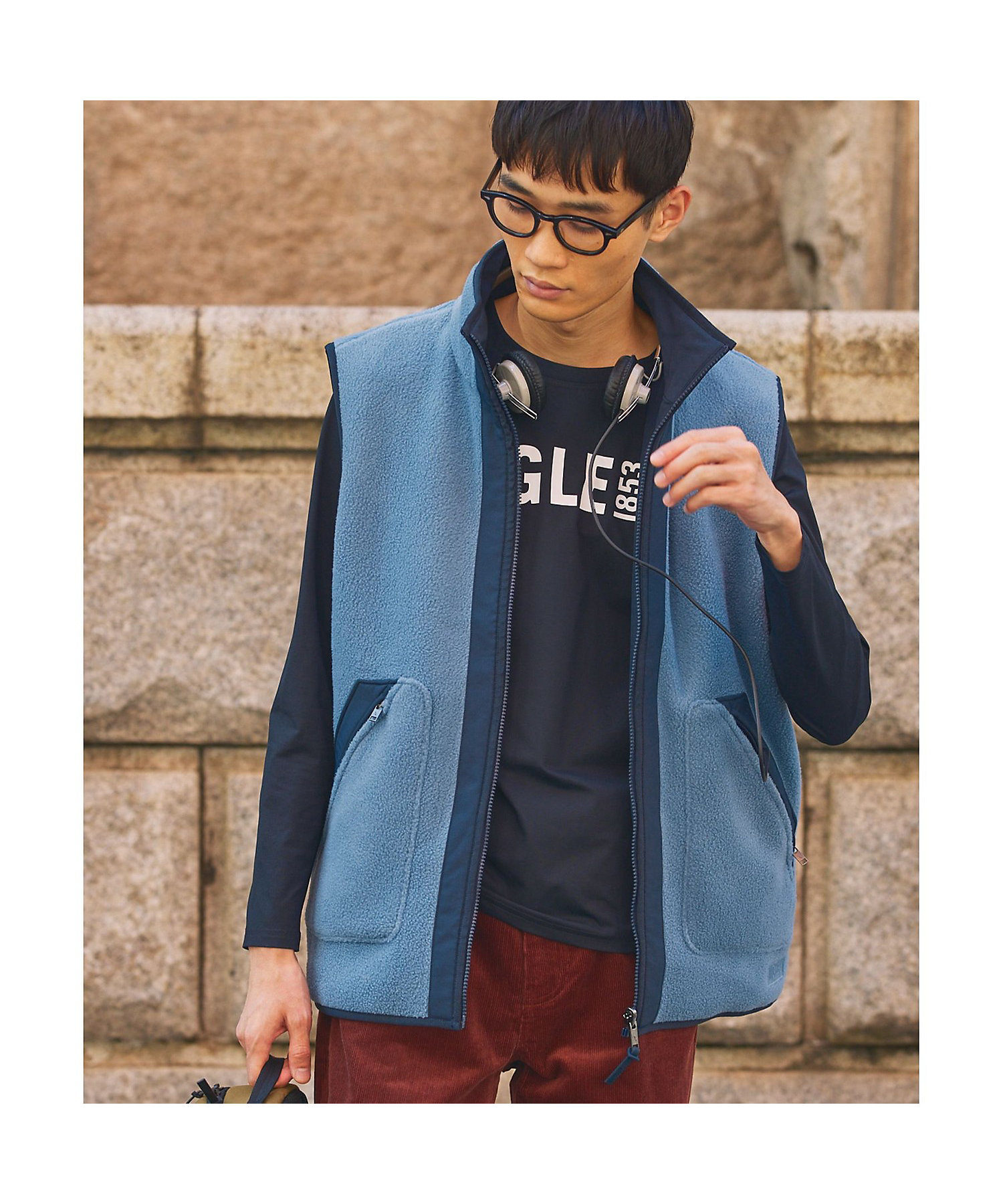 リバーシブルフリースベスト T－Kit 2WAY | AIGLE/エーグル