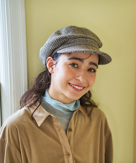 チェックキャスケット | CARA O CRUZ (Women)/キャラ・オ・クルス