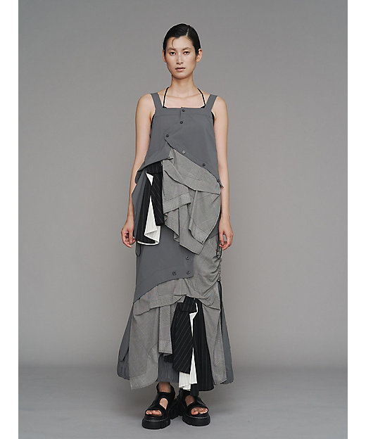 PATTERN MIX SHIRT SK【セットアップ着用可能