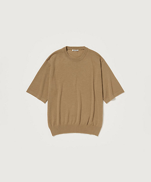 ニット ＊CASHMERE HARD TWIST KNIT TEE