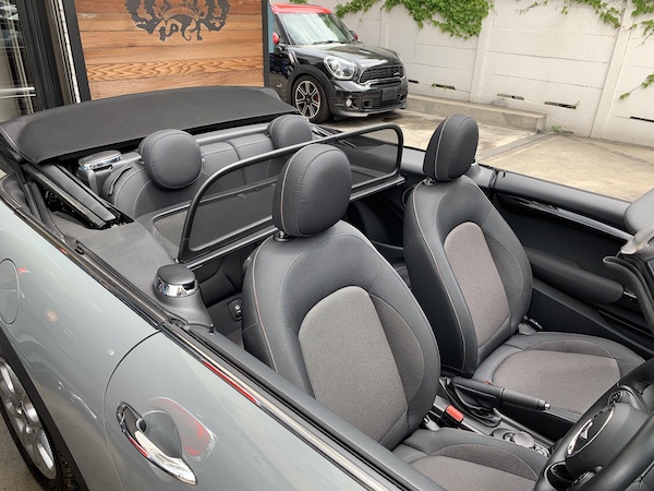 BMWミニ純正 コンバーチブル(F57)専用ウィンドディフレクター | ブログ