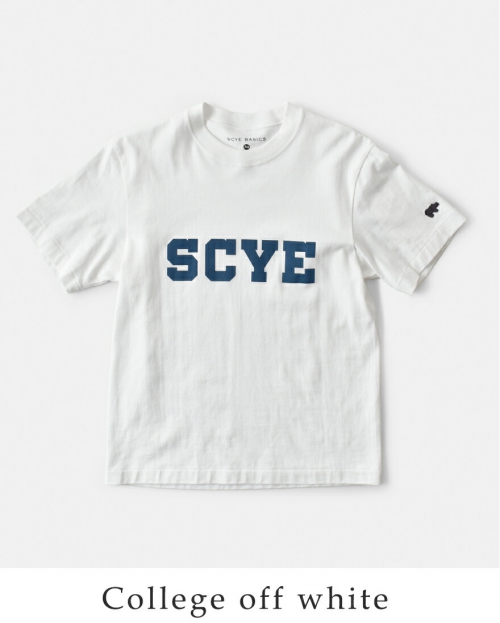 SCYE BASICS サイベーシックス ロゴ Tシャツ “30/2 Cotton Jersey Logo