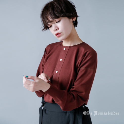 Olde Homesteader(オールド ホームステッダー)コットンヘンリーネック