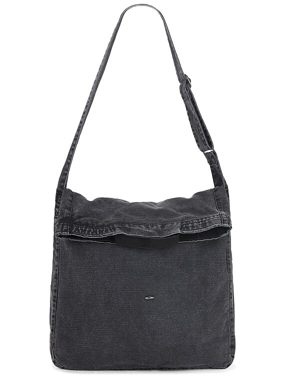 Our Legacy Sling Bag in Black Enzyme Canvas | FWRD