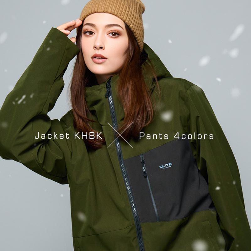 43DEGREES スノーボードウェア レディース 上下セット スノボウェア