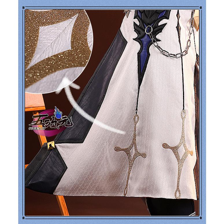 三分妄想 原神 コスプレ アルベド 衣装 ※ウィッグ 靴 追加可 : 五次元