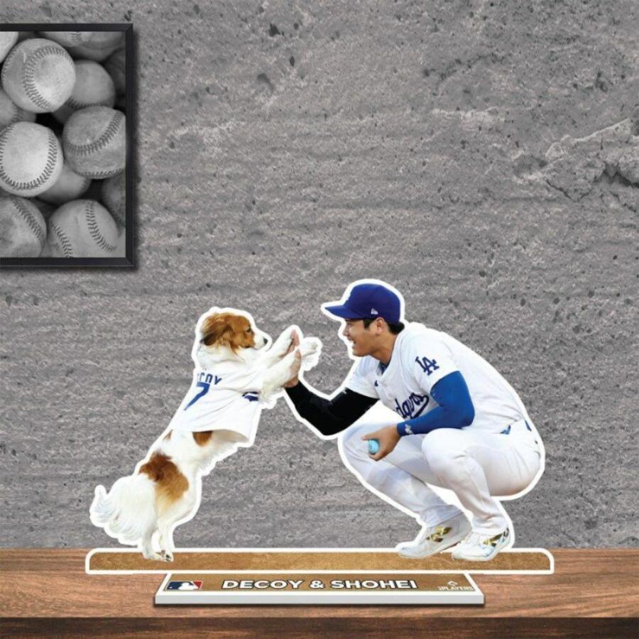 大谷翔平 ドジャースグッズ DECOY(デコピン)&SHOHEI スチレンスタンド