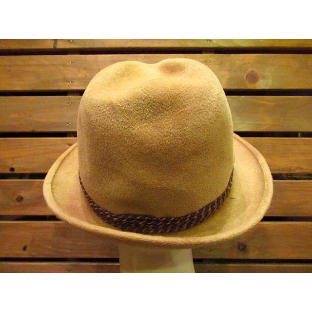 ビンテージ70's☆MALLORY by STETSON フェドラハット☆60's80's