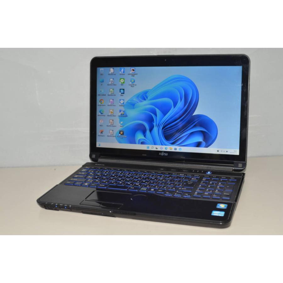 最新Windows11+office 爆速新品SSD256GB 富士通 LIFEBOOK AH56/E i5