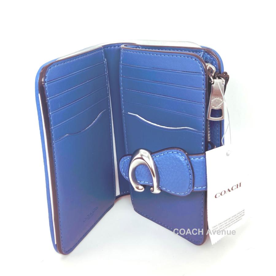 COACH（コーチ） COACH CX125 タビー ミディアム ウォレット スカイ