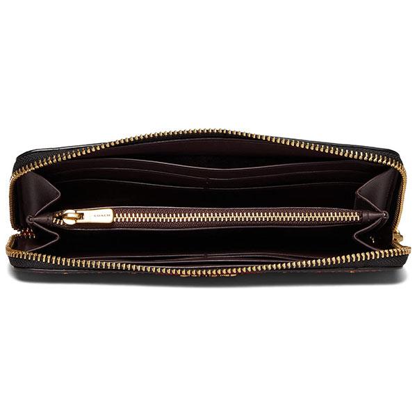 COACH（コーチ） 長財布 レディース チェック柄 格子柄 ラウンド