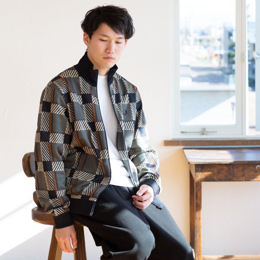 FRED PERRY（フレッドペリー） ジャージ グリッチ タータン トラック