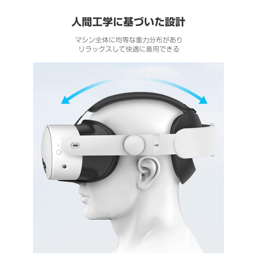 Meta Quest 3用のヘッドストラップ 3用のアクセサリー VRアクセサリー