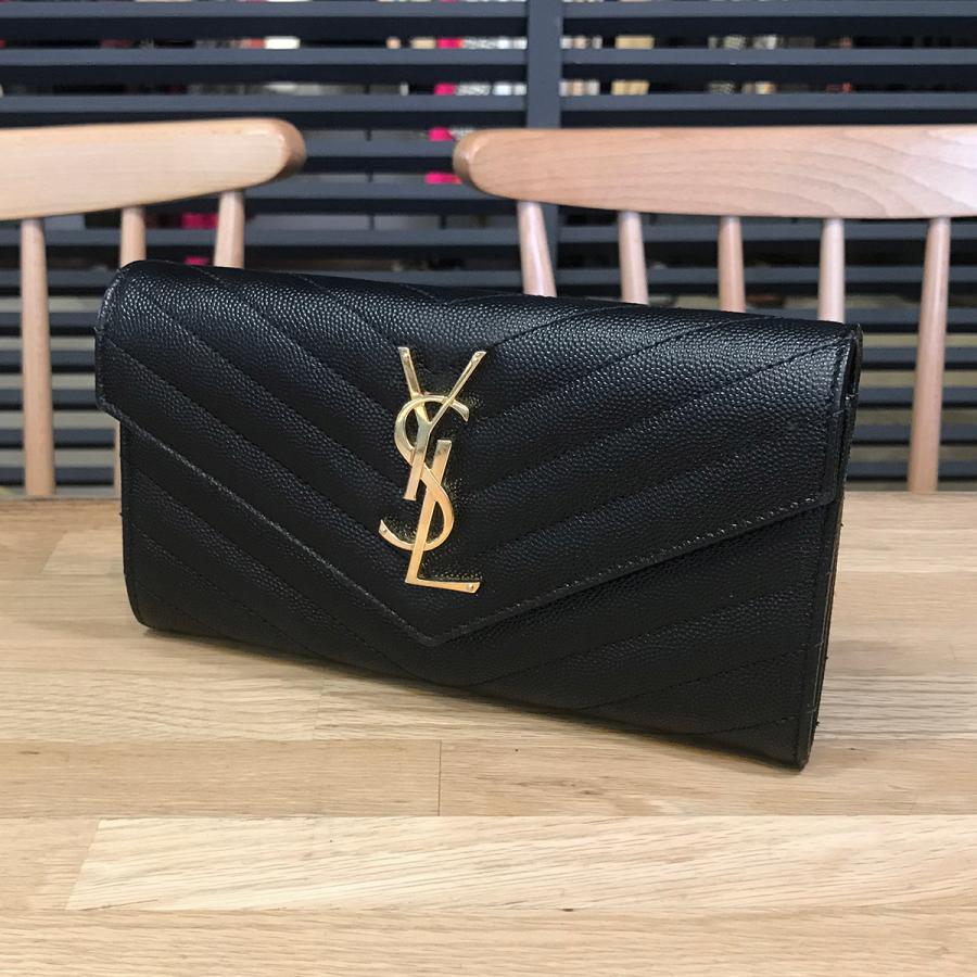 SAINT LAURENT 【超美品】サンローラン モノグラムサンローラン ラージ