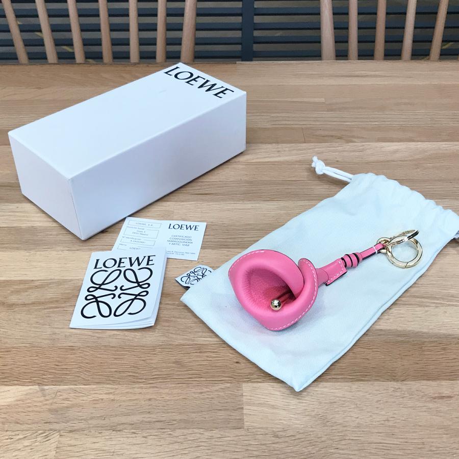 LOEWE（ロエベ） 【新品同様】 カラ バッグチャーム ユリモチーフ