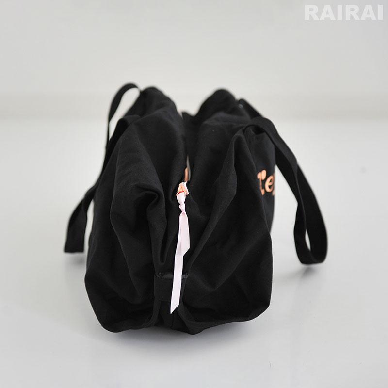 repetto（レペット） ダッフルバッグ Lサイズ ブラック 黒 コットン