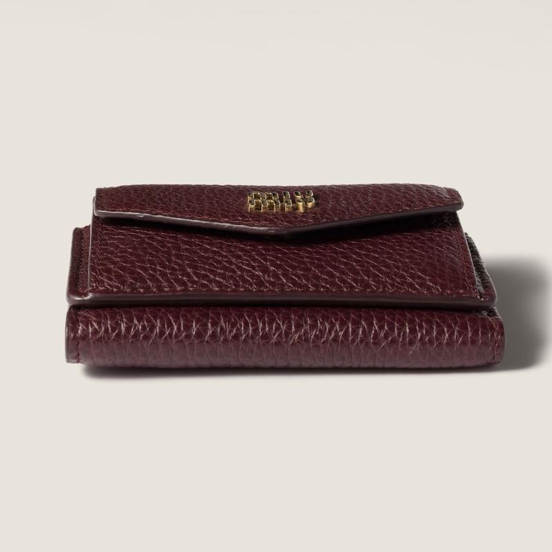 miu miu（ミュウミュウ） ヴィッテロダイノレザー 財布