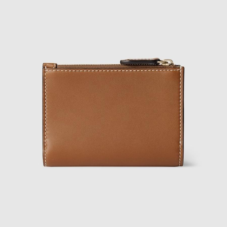 GUCCI（グッチ） レディース 〔GGエンブレム〕ミディアム ジップ
