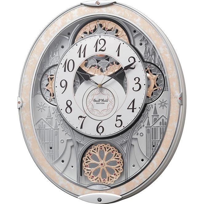 からくり時計 壁掛け時計 スモールワールド ノエルNS 8MN407RH03 電波