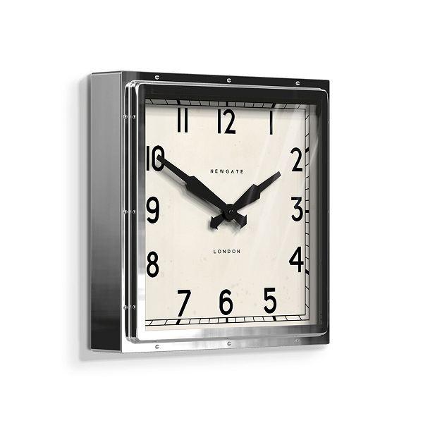 NEWGATE掛け時計 ニューゲート壁掛け時計 QUAD WALL CLOCK クロ―ム